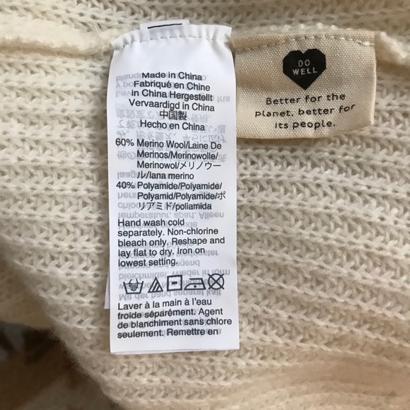 NWOT Madewell Ribbed Lyle Henley Sweater - Picture 4 of 4